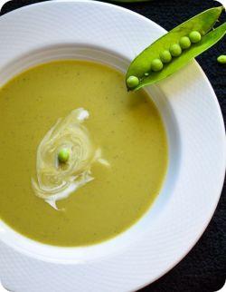 minty fresh pea soup